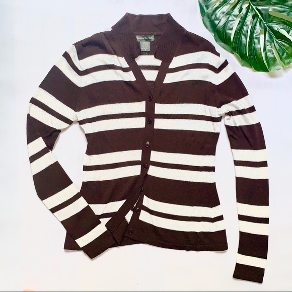 Banana Republic Vintage 2pcs Elegant Coordinated Knit Dress Cardigan Set - Picture 10 of 12